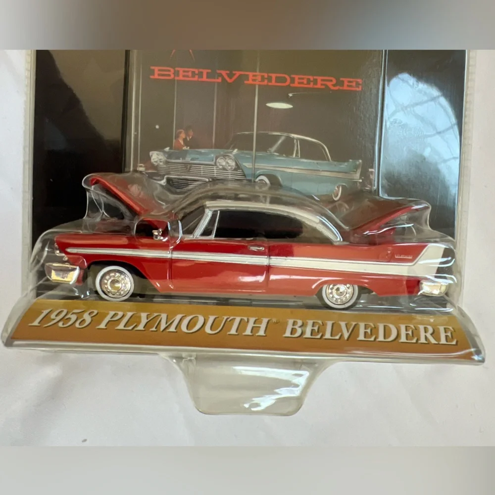 NEW Ertl 1958 Plymouth Belvedere American Muscle Car Die-Cast Metal Limited Ed